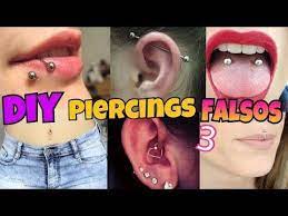 Diy Wie Man Zu Hause Falsche Piercings Macht Und Wie Real 3 Aussieht Natyg Diy Wie Man Zu Hause Falsche Pi Piercings Fake Piercing Cool Piercings