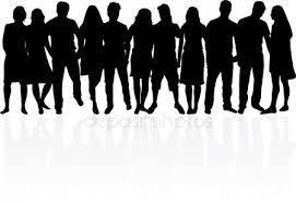 Group Of People Crowd Of People Silhouettes Stock Vector Sponsored Crowd People Group Vector Ad Crowd Graphic Design Branding Silhouette