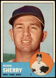 Amazon.com: 1963 Topps # 316 Norm Sherry New York Mets (Baseball Card) EX+  Mets : Collectibles & Fine Art