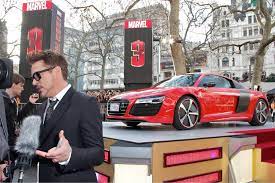 Audi R8 E Tron At Iron Man 3 Screening In London