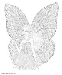 For boys and girls, kids and … Free Coloring Pages Barbie Mariposa And The Fairy Princess Coloring Home