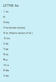 The shapes of the the consontants g/k, n, . Blessed Bisaya í•œê¸€ Letter Aa ì•„ And ã… Korean Alphabet Facebook
