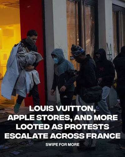 Protests in Paris and across France have escalated into violent clashes,  fires, and widespread looting. What began in September as student-led  demonstrations over poor school conditions and teacher
