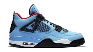 Air Jordan 4 Retro 308497 406 Cactus Jack Air Jordans Best Sneakers Black Basketball Shoes