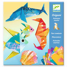 Djeco Origami Bastelset Meerestiere 7 Bastelsets Malen Und Basteln Spielzeug Kidz Biz