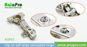 Soft close door hinges are a common mechanism used in a variety of cabinets. Clip On Soft Close Concealed Hinges Hydraulic Hinges Drawer Slide And Hinge Manufacturer From Jieyang City China