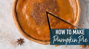 How To Make Pumpkin Pie Youtube