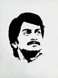 Prithiraj Drawing Ennu Ninte Modein Stencil Art Silhouette Art Pointalism Art