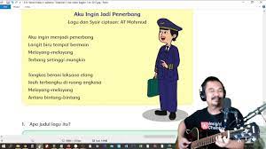 Nyanyikan bait lagu yang kedua. Aku Ingin Jadi Penerbang Lagu Ciptaan At Mahmud Youtube