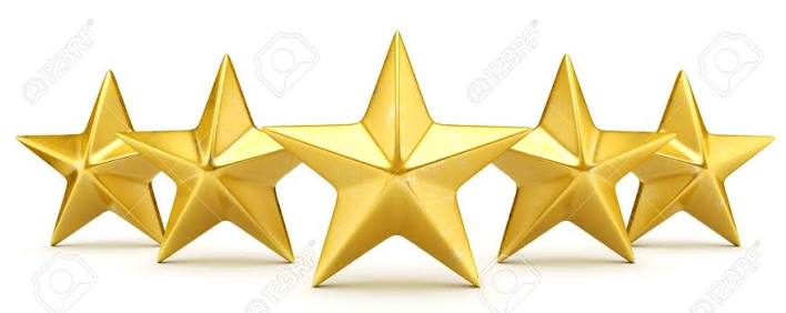 Fünf Sterne - Glänzenden Goldenen Sternen Lizenzfreie Fotos, Bilder und Stock Fotografie. Image 56253366.