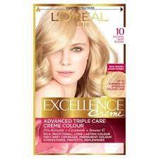 Excellence Creme 10 Natural Baby Blonde Hair Dye Baby Blonde Baby Blonde Hair Dyed Hair