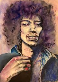 Overall , both pens and pencils serve the best when used in the right hands and are capable of producing exquisite arts. Jimi Hendrix Mixed Media Watercolor Gouache Faber Castell Pitt Pens Colored Pencil 10in X 13in Art