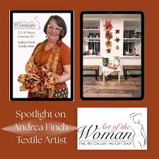Shining the spotlight on one of our featured artists, Andrea Finch ...