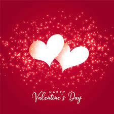 Download Two Hearts With Sparkles Background For Valentines Day For Free In 2020 Valentines Wallpaper Valentines Day Background Valentines