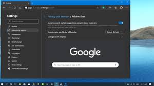 I tested with csp policy and changed in the device restrictions the default search engine to google. Make Google Default Search Engine In Microsoft Chromium Edge
