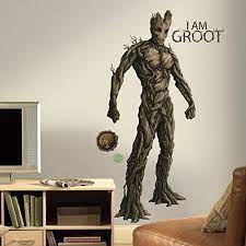 Roommates Rmk2789gm Guardians Of The Galaxy Groot Peel And Stick Giant Wall Decals Find Out More Ab Guardians Of The Galaxy Boy Room Wall Decor Wall Decals