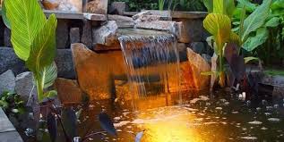 From pond liners and pond pumps to fountain heads, pond filters and pond lights, the home depot has all of the pond supplies you need to get started. Pond Lighting Ideas Landscaping Network