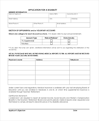 A disability form is mainly used by a disabled person to secure certain allowances or privileges that are reserved for the physically challenged people. Free 23 Sample Disability Forms In Pdf Word Excel