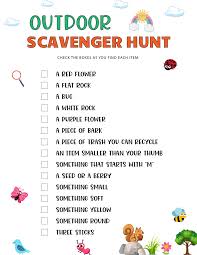Check out this cool checklist for nature lovers and download our nature hike printable here. Nature Scavenger Hunt For Kids Printable