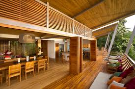 Like anywhere else, tropical houses have inputs and outputs. Hillside Floating House In Costa Rica With Ocean View Idesignarch Interior Design Architecture Interior Decorating Emagazine