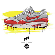 Nike Air Max One Nike Art Sneakers Drawing Sneaker Art