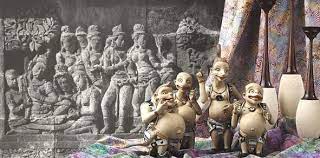 Wayang Collection Punakawan Bagong Semar Gareng Petruk Batik Indonesia