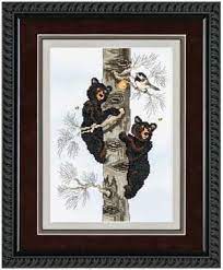 Only full cross stitches are used in this pattern. 12 Bear Cross Stitch Ideas Cross Stitch Stitch Bear