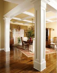 I Love How They Use Columns To Separate The Dining Room Interior Columns House Design Home Remodeling