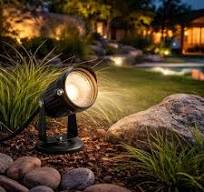 Commercial Electric Line Voltage Bronze LED Landscape Flood ...