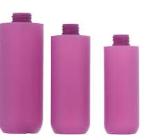 HDPE, Soft Touch Cylinder Bottle with Tapered Bottom