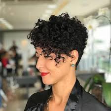 A pixie haircut can be adapted to any face shape, skin tone, or personality. Curly Pixie Hair 2019 2020 Fashionable Haircuts For Girls Curly Pixie Haircuts Curly Hair Styles Curly Pixie Hairstyles