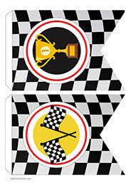 Use para decorar a festa ou mesmo para escrever nos personalizados. Banderin Cumple Banderines Feliz Cumpleanos Cumpleanos De Coches De Carreras Cumpleanos De Moto
