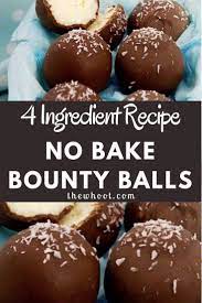 Bounty Balls 4 Ingredients No Bake Recipe The Whoot 4 Ingredient Recipes Truffle Recipe Chocolate Ingredients Recipes