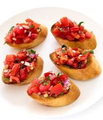 Easy Bruschetta With Fresh Basil And Garlic Chef Savvy Recipe In 2020 Bruschetta Recipe Appetizer Recipes Bruschetta