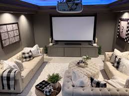 A Diy Media Room My Texas House Home Cinema Room Home Theater Room Design Small Media Rooms