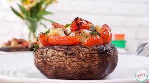 Since the portabella mushroom is available all year round, why not take advantage of them for putting together simple dishes. Caprese Chicken Stuffed Portobello Mushrooms My Crazy Good Life