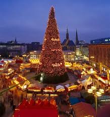 Dortmund germany map with main attractions marked on the map. The Biggest Brightest Christmas Trees In The World Christmas In Europe Christmas In Germany Christmas Travel