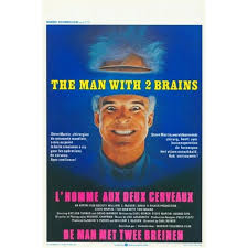 The Man with Two Brains Movie Poster - 11 x 17 in. - Walmart.com