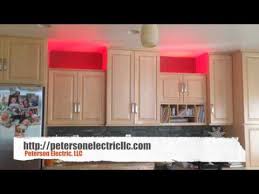 Installed Accent Led Strip Lights On Kitchen Cabinets Youtube Led Strip Lighting Strip Lighting Led Light Installation
