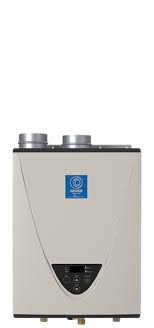 Unflued and flued gas heaters: Tankless Water Heater Condensing Ultra Low Nox Indoor 199 000 Btu Natural Gas