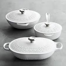 Le Creuset Signature Enameled Cast Iron Fleur Oval Oven In 2020 Tuscan Kitchen Best Kitchen Designs Cool Kitchens