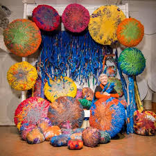 Fiberart guild of pittsburgh presents fiber art international 2016. Sheila Hicks Fiber Sculpture Textile Fiber Art Crochet Art