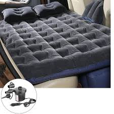 Us 89 99 Ipree Flocking Air Mattresses Inflatable Travel Suv Car Back Seat Bed Cushion With Electric Air Pump Ipree Flocking Mattresses Inflatable Travel