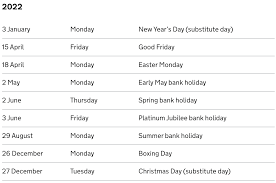 If a bank holiday falls on a saturday or sunday, a substitute weekday becomes a bank holiday (usually the following monday). Bank Holidays 2021 When Is The Summer Bank Holiday Express Co Uk