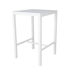 Please call or email today and we'll be happy to help you. Temple Webster White Kos Square Aluminium Outdoor Bar Table Reviews