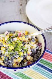 Black Bean And Corn Salad Recipe Black Bean Corn Salad With Jalapeno Lime Dressing Recipe Corn Salads Healthy Salad Recipes Black Bean Corn Salad