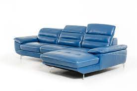 Blau Leder Stuhl Leather Sectional Sofas Blue Sectional Leather Sectional Sofa