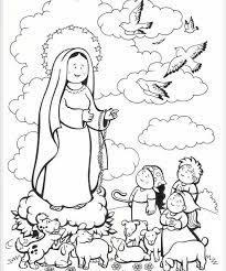 Download coloring pages to help your children learn the rosary! Our Lady Of Lourdes Coloring Page Coloring Home