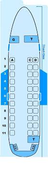 Seat Map Northwest Airlines Airlink Saab 340 Sf3 Sfc