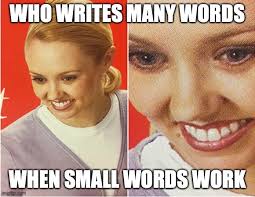Too Many Words Imgflip